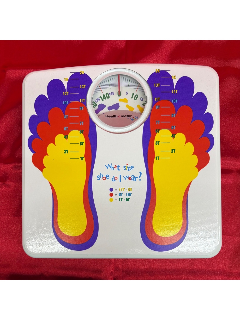 Health o Meter Kids "Measure Me" Dial Scale & Shoe Sizer Retro Style Y2K